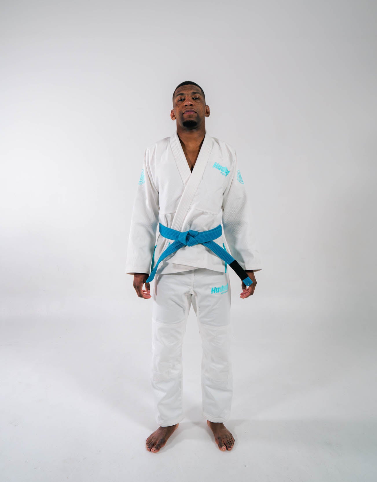 Kimono Jiu-Jitsu HUDUD Blanc & Bleu