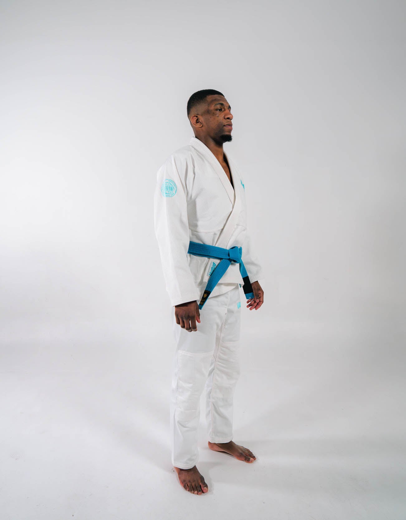 Kimono Jiu-Jitsu HUDUD Blanc & Bleu