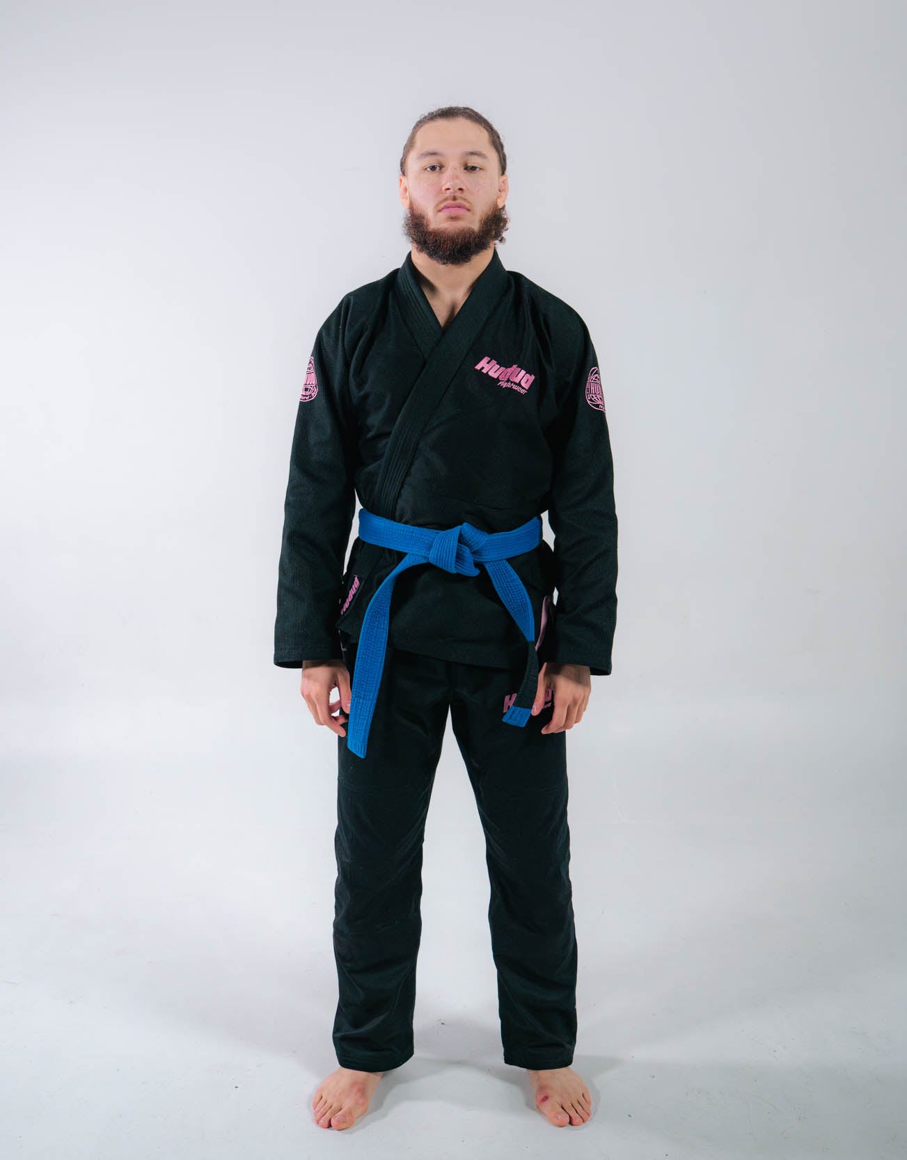 Kimono Jiu-Jitsu HUDUD Noir & Rose