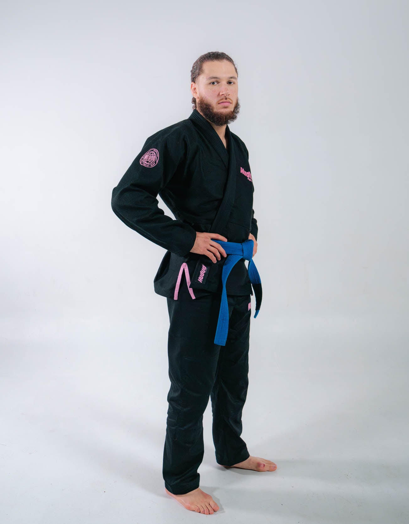 Kimono Jiu-Jitsu HUDUD Noir & Rose
